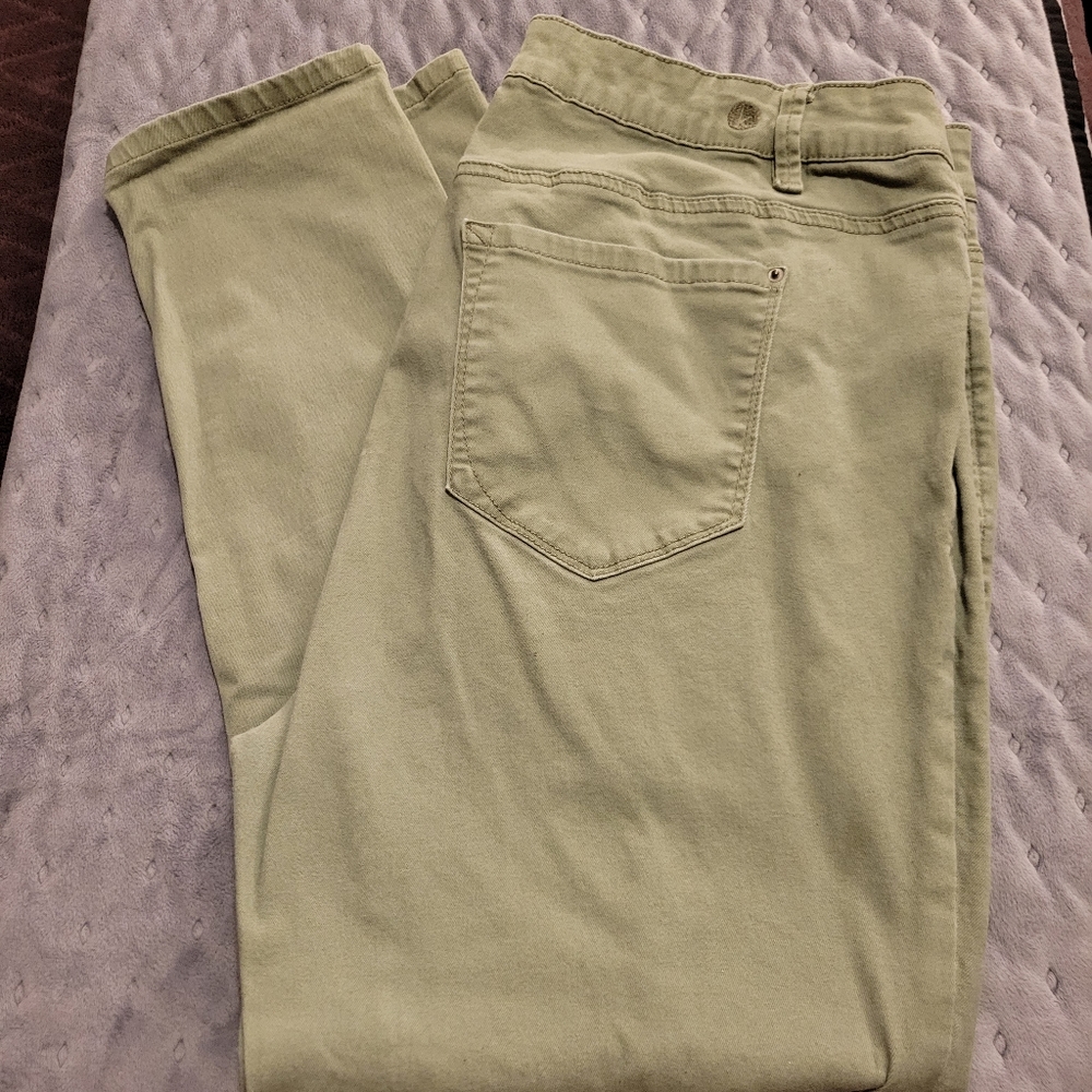 Olive green pants